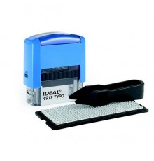 4911/DB TYPO IDEAL САМОНАБОРНЫЙ ШТАМП, 3 СТРОКИ, 38х14мм, 1 КАССА