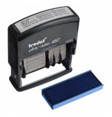 4817 TRODAT PRINTY оснастка для датера с 12 бухгалтерскими терминами.